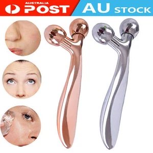3D Facial Roller Massager V Face Lifting Massage Instrument Body Shaping Tool - Picture 1 of 15