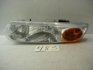 00 01 02 Saturn SL2  4 Door DRIVER Side Headlight Used front Lamp #483-H - Picture 1 of 4
