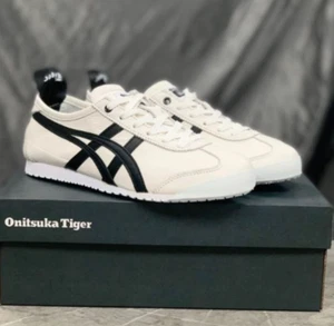 Authentic Onitsuka Tiger MEXICO 66 WHITE BLACK Unisex | Japan seller - Picture 1 of 9