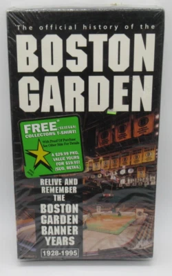 OFFICIAL HISTORY OF THE BOSTON GARDEN - THE BANNER YEARS 1928-1995 VHS VIDEO - Image 1 of 2