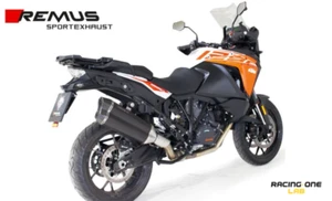 AUSPUFF REMUS 8 SCHWARZ FÜR KTM 1290 SUPER ADVENTURE 17 20 EURO4 HOMOLOGIERTE - Bild 1 von 3