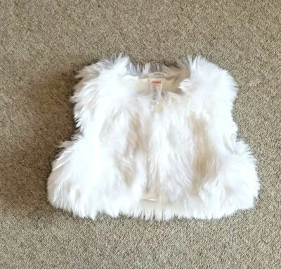 Suéter/Cardián GYMBOREE Blanco PIEL ENCOGIDA NIÑAS talla 7/8 Usado en Excelente Condición Manga Corta Foto 1 de 2