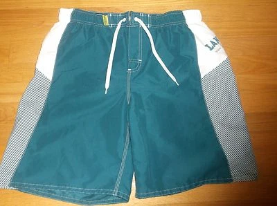 Men's LANDSHARK LAGER BEER / JIMMY BUFFETT /XL 36 Swim Trunks Shorts (NEW) - Image 1 of 4