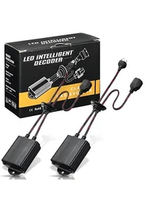 H4 LED Headlight Canbus Decoder Anti Flicker Harness, Bulbs Resistor Decoders - Picture 1 of 5
