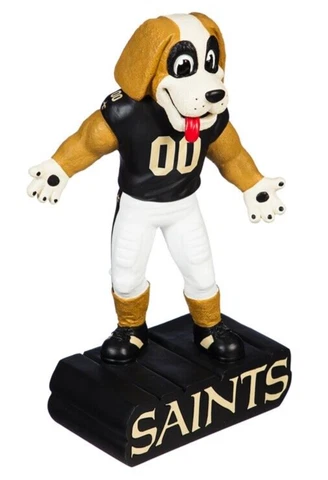 New Orleans Saints Mascot 'Gumbo' Totem Statue NFL - Free Ship Cover