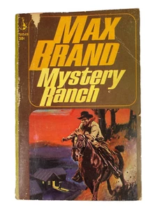 VTG Western Book Mystery Ranch, by Max Brand 1967 Pocket Books - Imagen 1 de 15