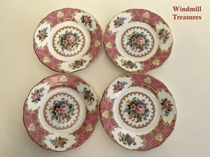 4 ROYAL ALBERT LADY CARLYLE TEA SIDE PLATES 6.5"- GREAT CONDITION - Picture 1 of 9