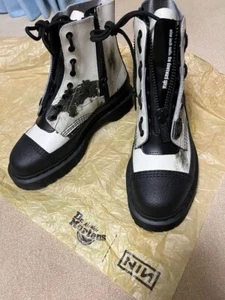 New Dr.Martens 1460 Nine Inch Nails Nin 8 Holes Size US10 UK9 From JP - Picture 1 of 3