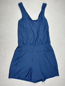 Calia Romper Womens XS Blue Run Racerback Pockets - Picture 1 of 12