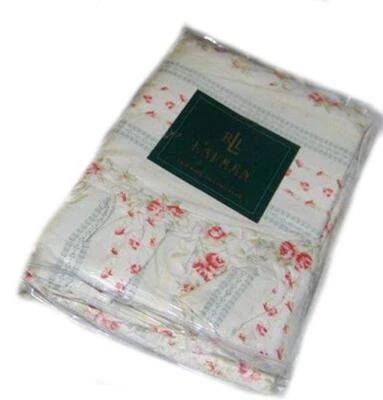 RALPH LAUREN Highfields Floral KING PILLOWCASES PAIR RARE 370TC Cotton Sateen - Image 1 of 2