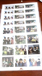 THE THREE STOOGES~MONGOL POST~Set of 6 Sheets of 9 STAMPS / SHEET~54 Total Stamp - Picture 1 of 7
