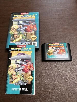 VTG Sega Genesis Street Fighter II 2 Special Champion Edition CIB Box Manual - Image 1 of 4