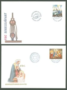 Aland L40 2 FDC 2000 - Sailing Sport - CHRISTMAS - Picture 1 of 1