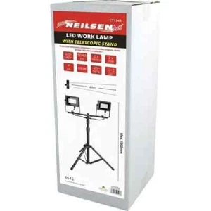 LED Arbeitsleuchte - 220V-240V Doppelkopf auf Stativ mit Teleskopstativ - CT1543 - Bild 1 von 2