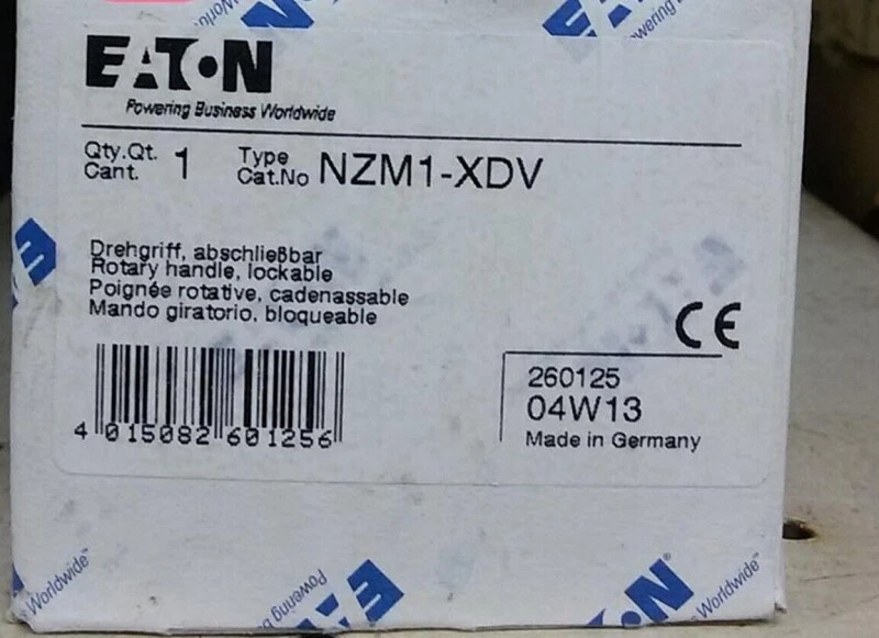 EATON MOELLER Circuit breaker direct operation handle NZM1-XDV - Image 1 of 1