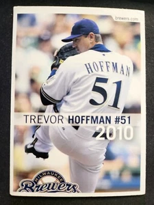 2010 Milwaukee Brewers Polizei zwei Flüsse Trevor Hoffman Karte - Bild 1 von 2