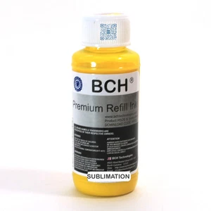 Tinta de sublimación amarilla BCH Premium 100 ml para Epson (IS100Y-AE) - Imagen 1 de 4