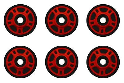 Kit de ruedas locas rojas fuego y riel delantero y medio ARCTIC CAT Mountain Cat 570 2002-2004 Foto 1 de 2