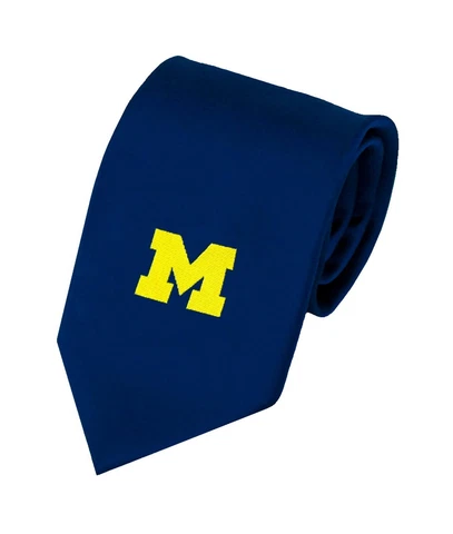 Donegal Bay Officially Licensed NCAA Michigan Wolverines Necktie Neck Tie Solid Cover