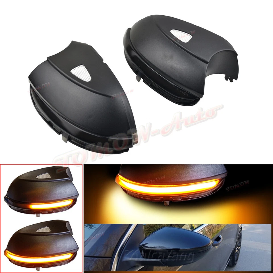 2x Luz LED dinámica intermitente para Volkswagen VW Scirocco 2009-up Foto 1 de 4