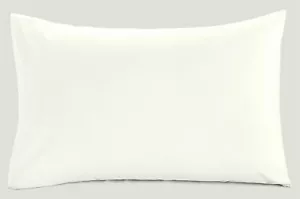 4 Pack Ivory Fundas de almohada Fundas de almohada Polycotton Tamaño estándar 50 x 75cm - Imagen 1 de 1
