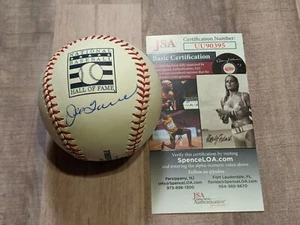 Joe Torre Firmado Salón de la Fama Béisbol Certificado de Autenticidad JSA HOF MVP Yankees Serie Mundial B - Imagen 1 de 5