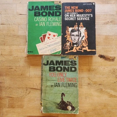 Libros James Bond Casino Real, Servicio Secreto Solo Vive Dos Veces Ian Fleming Pan Foto 1 de 4