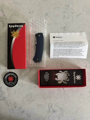 Navaja de Bolsillo Spyderco Slysz Bowie - Exclusiva de Cuchillo Alegría, 2da Tirada Foto 1 de 4