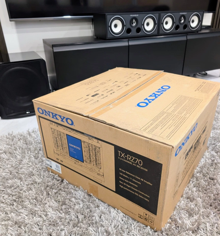 ONKYO TX-RZ70 11.2ch AV amplifier 8K Dirac Dolby Atomos dtsX IMAX AURO-3D - Image 1 of 1