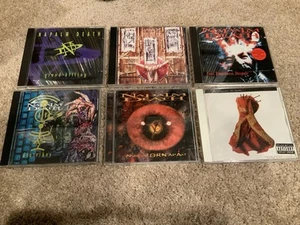 Napalm Death 6 CD Lot Diatribes, Fear Emptiness Despair, Torn Apart, Greed Kill - Picture 1 of 14