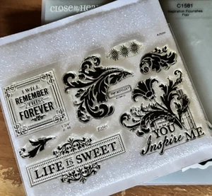CTMH C1581 INSPIRATIONAL FLOURISHES ~I Will Remember This Forever,LIFE is SWEET - Picture 1 of 2