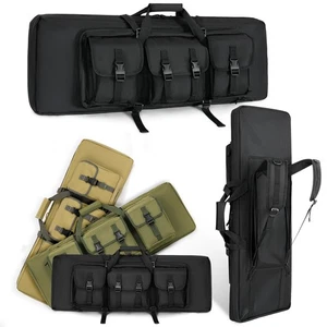 36" Soft Double Rifle Bag Long Rifle Backpack, Portable Shotgun Case for Stor... - Picture 1 of 7