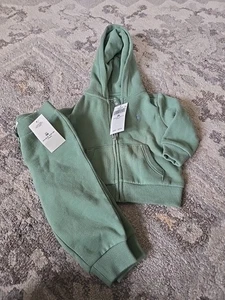 Nwt Ralph Lauren 9 Mo Set Jogger! Baby Classic Fatigue - Picture 1 of 7