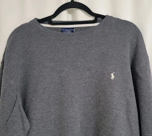 Polo Ralph Lauren Herren Gr. XL grau Waffel Strick Oberteil Pyjama Preppy minimalistisch - Bild 1 von 7