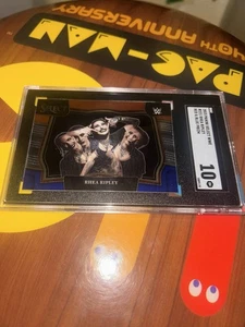Panini Select WWE 2023 Rhea Ripley Red & Blue Ringside #221 SSP! SGC GM 10!!! - Imagen 1 de 2