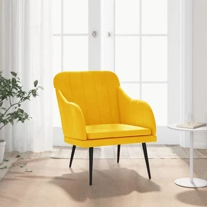 Sillón Silla de Descanso Relax Asiento Mueble Salón Dormitorio Terciopelo vidaXL - Imagen 1 de 72