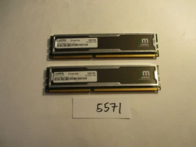 Mushkin Silverline 2x2Gb=4Gb PC3-10666 1333Mhz DDR3 Desktop Memory RAM (5571) - Image 1 of 2