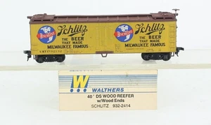 HO Walthers 932-2414 Schlitz Beer 40’ Billboard Wood Reefer Built Excellent - Picture 1 of 6