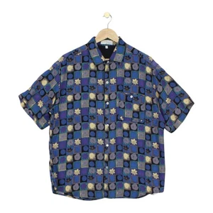 Camisa de Viscosa Cortigiani De Colección Para Hombre Talla XL Multicolor Floral Manga Corta - Imagen 1 de 15