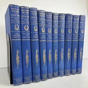 1911 Photographic History of the Civil War 10 Volume Miller Historical Set - Imagen 1 de 18