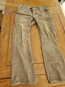 Grey New Without Tags River Island Boot Cut Fit Corduroys UK 30 S - Picture 1 of 5