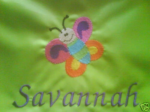 BUTTERFLY Personalisierter Schmetterling Schule/PE/Baby Kordelzugbeutel