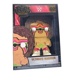 Funko Pop! Pin: WWE The Ultimate Warrior Large Enamel Pin - Sealed - Picture 1 of 6