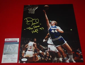 DAN ISSEL Denver Nuggets HOF 93 signed 11x14 JSA Witnessed COA WA199715 - Picture 1 of 3