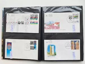 Israel 1995-2010 FDC Collection - 45 First Day Covers + Album - Israeli Stamps - Picture 1 of 19