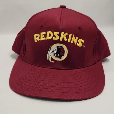 VINTAGE Washington Redskins Hat OSFM Snapback Script Commanders NFL - Image 1 of 4