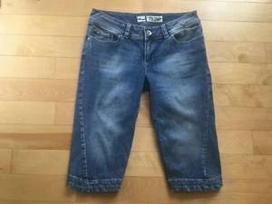 LTB 1948 by Little Big - Jeans Capris in denim ritagliato invecchiato - donna grande - Foto 1 di 6