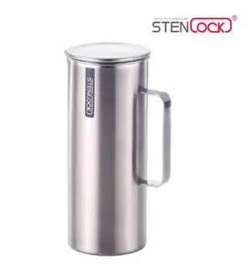 StenLock All Stainless Steel Water Jug Bottle 1.5L Ice Water Wide Inlet Lid - Picture 1 of 5