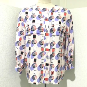 CHANEL P61308V46577 CC 19S Parasol motif Blouse Long Sleeve Shirt - Picture 1 of 13
