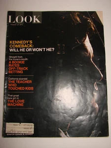 August 10 1971 LOOK MAGAZINE Kennedy's Comeback Old Issue Cool Ads - Picture 1 of 8
